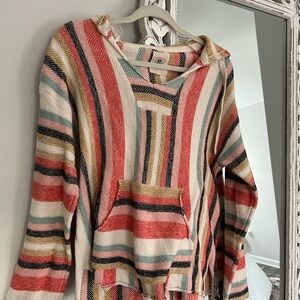 Striped colorful drug rug